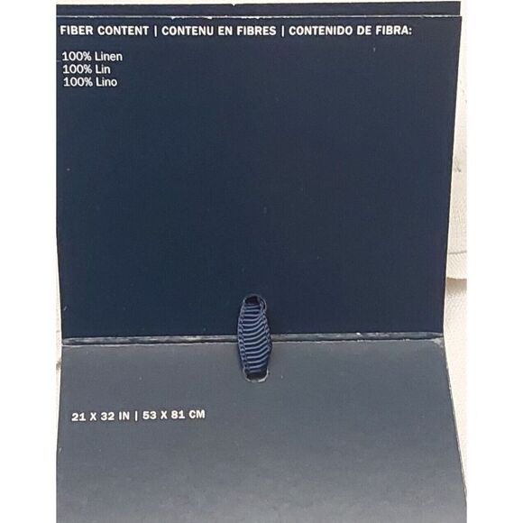 Ralph Lauren RL LINEN SOLID 100% Linen Two Standard Pillowcases PEBBLE - Picture 8 of 8